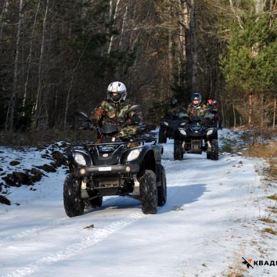 Зимнее квадросафари Зимнее квадросафари