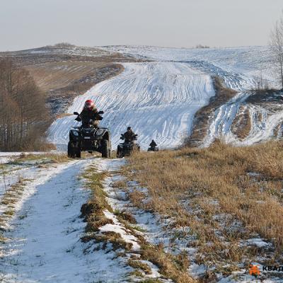Зимнее квадросафари Зимнее квадросафари