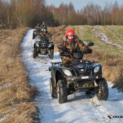 Зимнее квадросафари Зимнее квадросафари